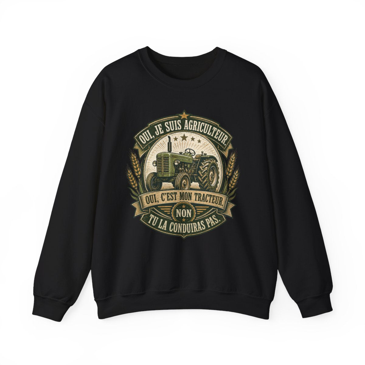 Oui, je suis agriculteur, c'est ma tracteur.