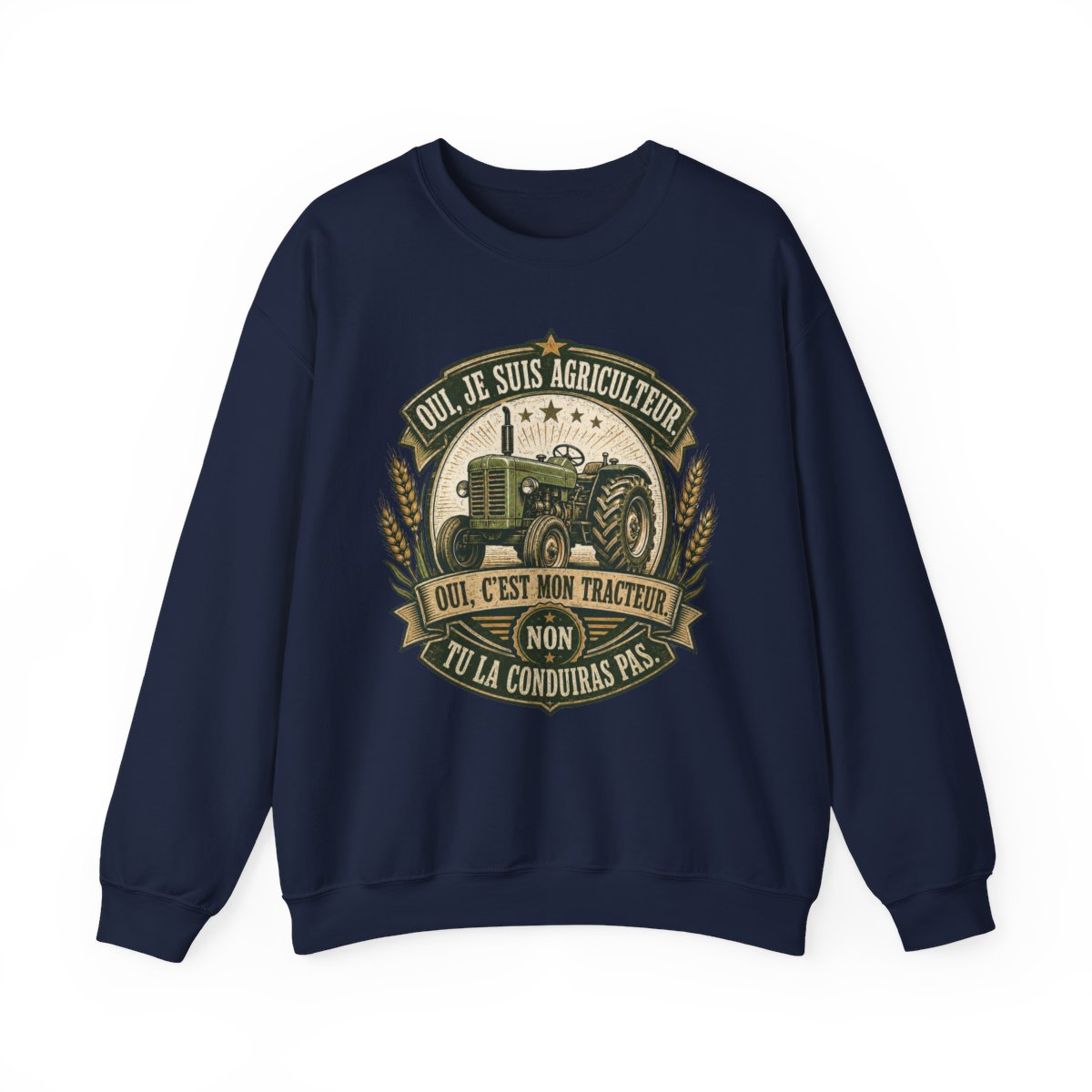 Oui, je suis agriculteur, c'est ma tracteur.