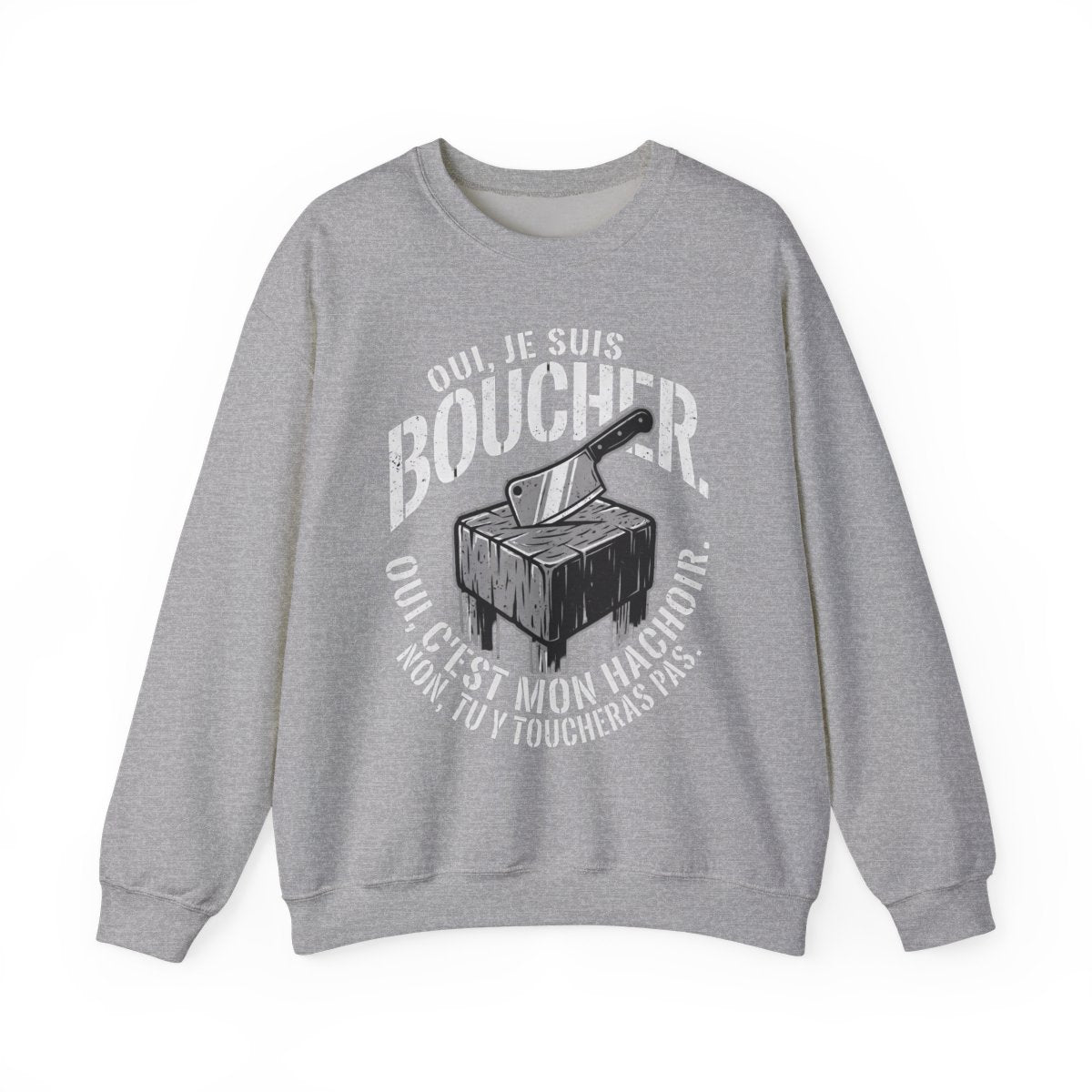 Oui, je suis boucher. C'est mon hachoir.