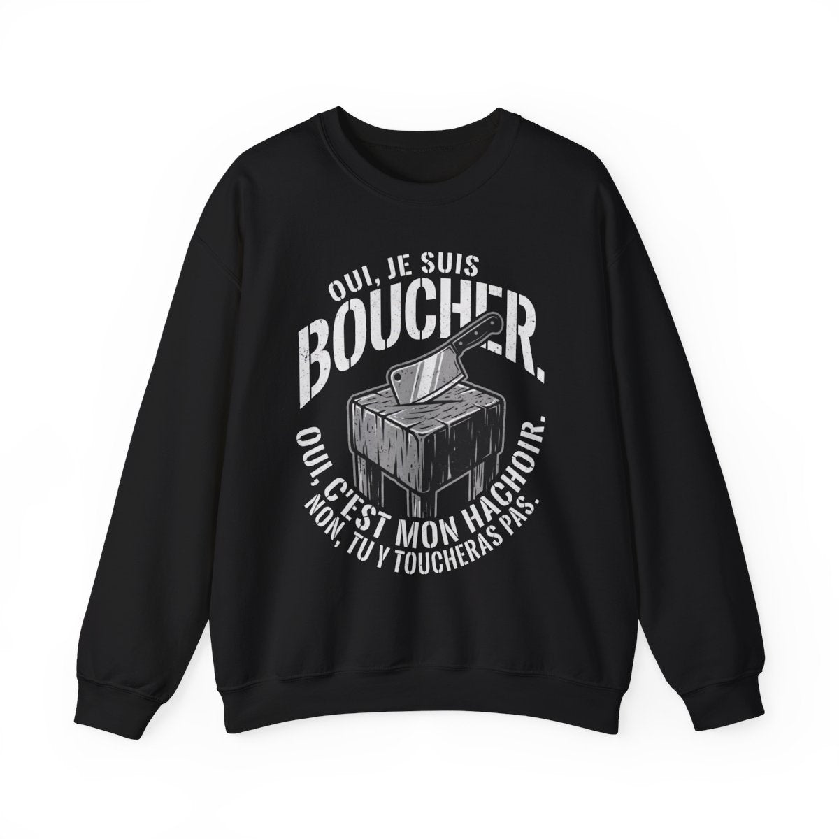 Oui, je suis boucher. C'est mon hachoir.