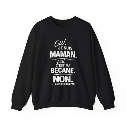 Oui, je suis maman. Oui, c'est ma bécane