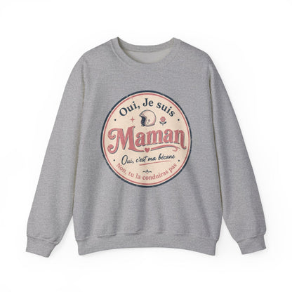 Oui, je suis maman. Oui, c'est ma bécane
