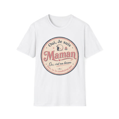 Oui, je suis maman. Oui, c'est ma bécane
