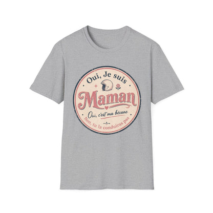 Oui, je suis maman. Oui, c'est ma bécane