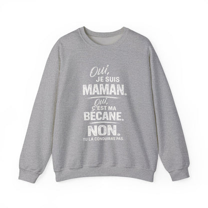 Oui, je suis maman. Oui, c'est ma bécane