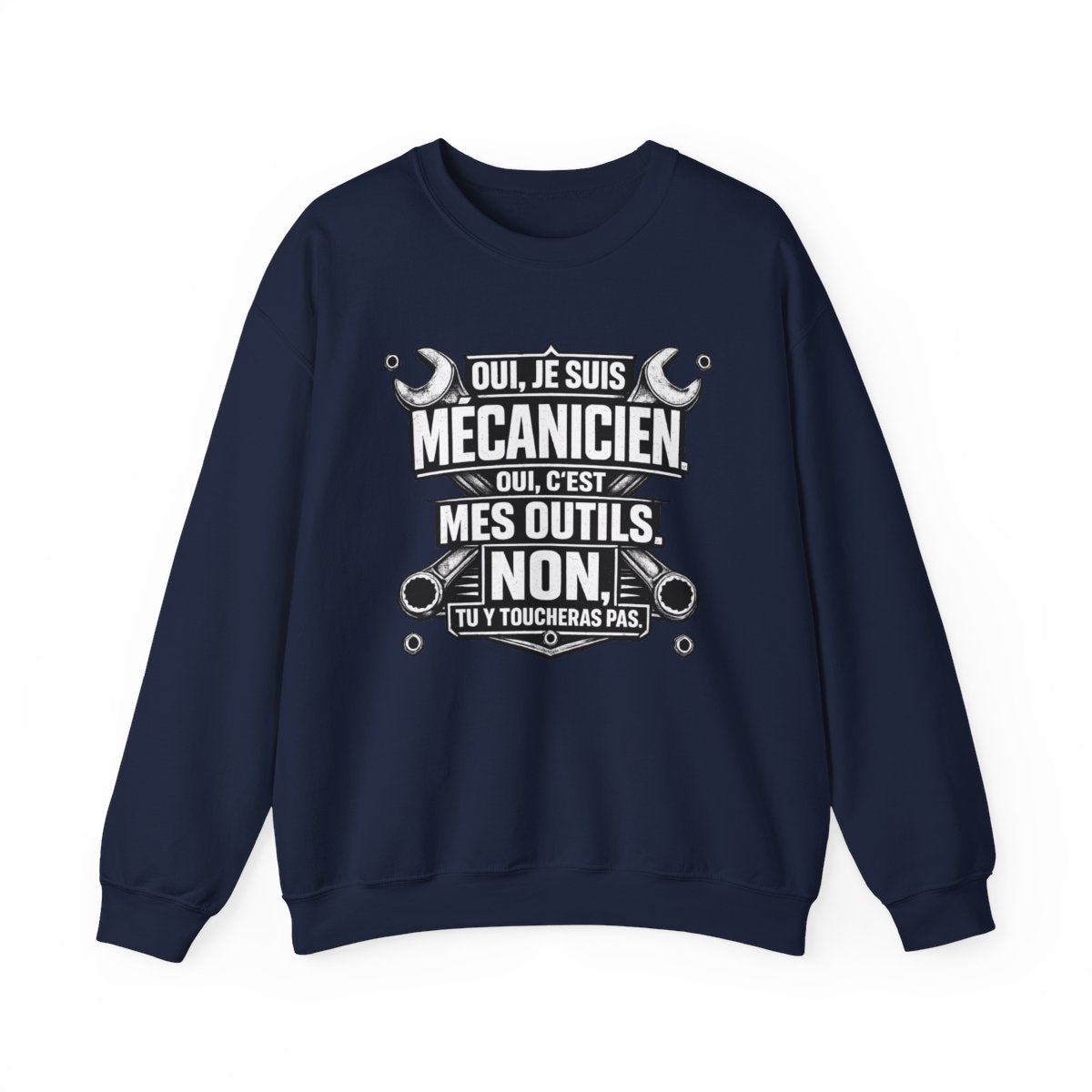 Oui, je suis Mécanicien. Oui, c'est mes outils.