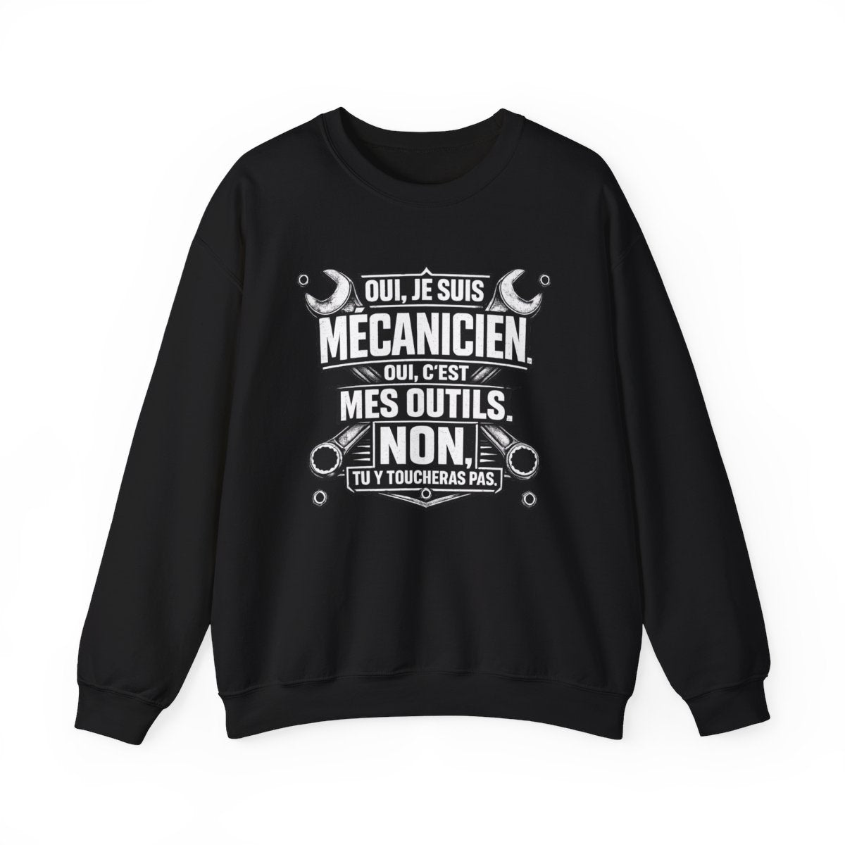Oui, je suis Mécanicien. Oui, c'est mes outils.