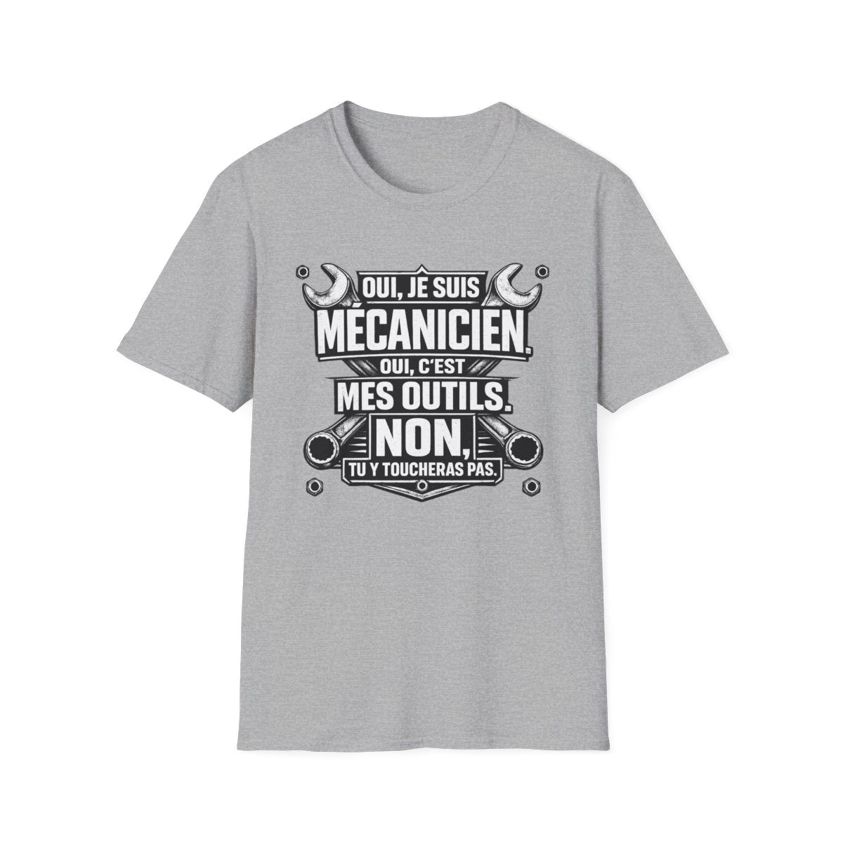 Oui, je suis Mécanicien. Oui, c'est mes outils.