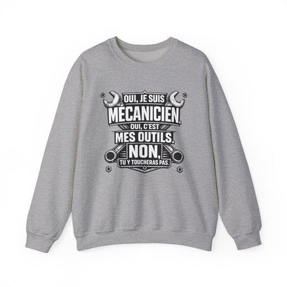Oui, je suis Mécanicien. Oui, c'est mes outils.
