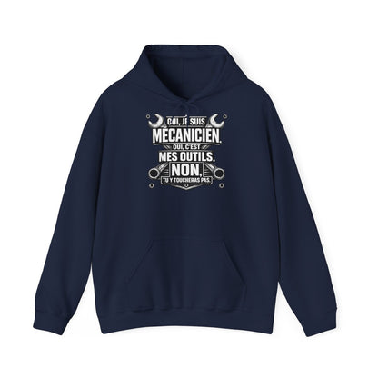 Oui, je suis Mécanicien. Oui, c'est mes outils.