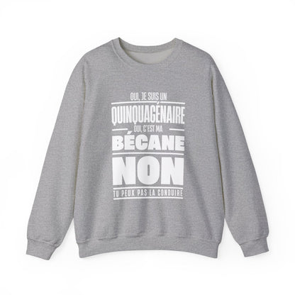 Oui, je suis un quinquagénaire. Oui, c'est ma bécane