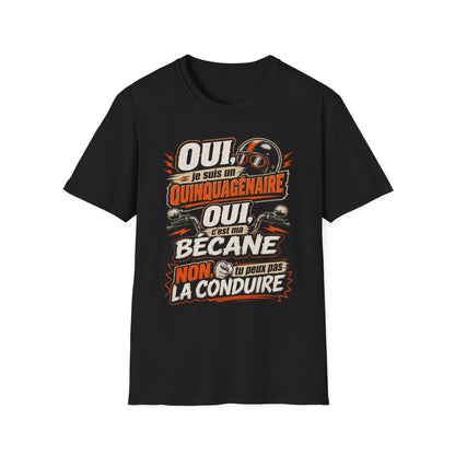 Oui, je suis un quinquagénaire. Oui, c'est ma bécane