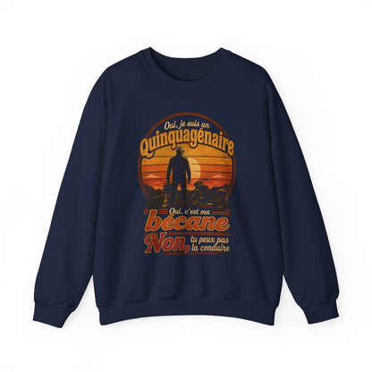 Oui, je suis un quinquagénaire. Oui, c'est ma bécane