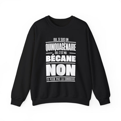 Oui, je suis un quinquagénaire. Oui, c'est ma bécane
