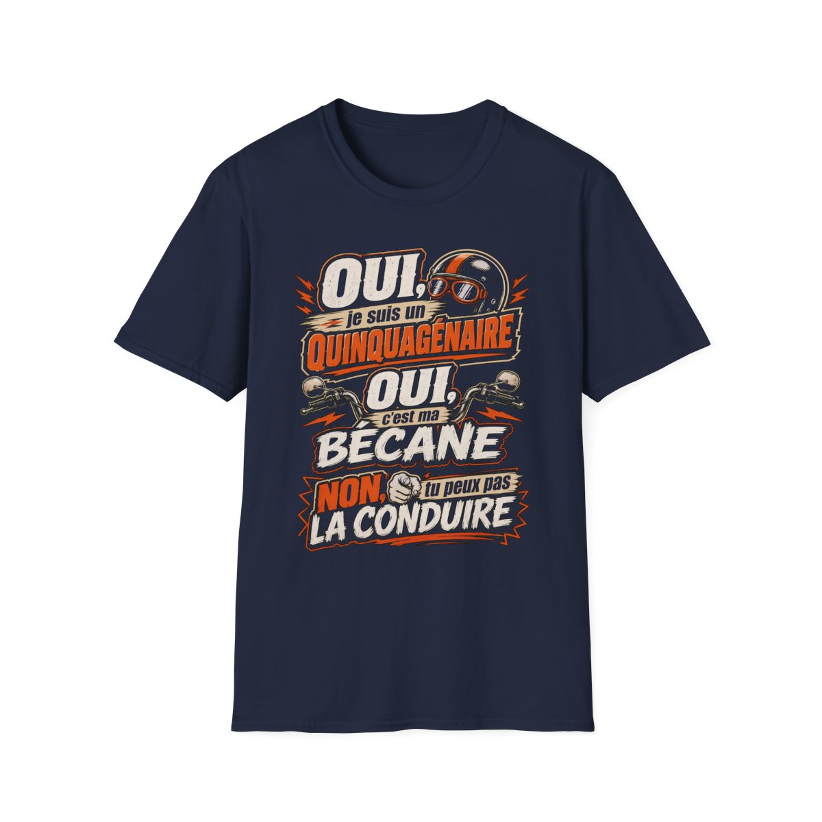 Oui, je suis un quinquagénaire. Oui, c'est ma bécane