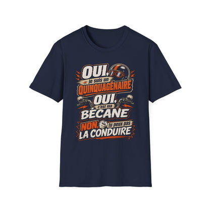 Oui, je suis un quinquagénaire. Oui, c'est ma bécane