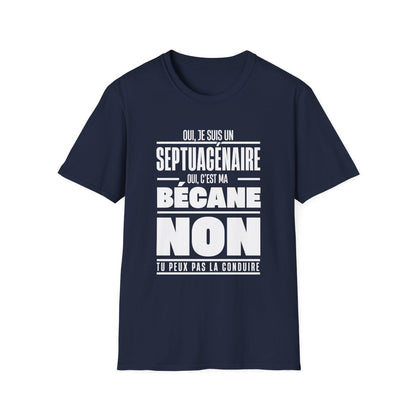 Oui, je suis un septuagénaire. Oui, c'est ma bécane