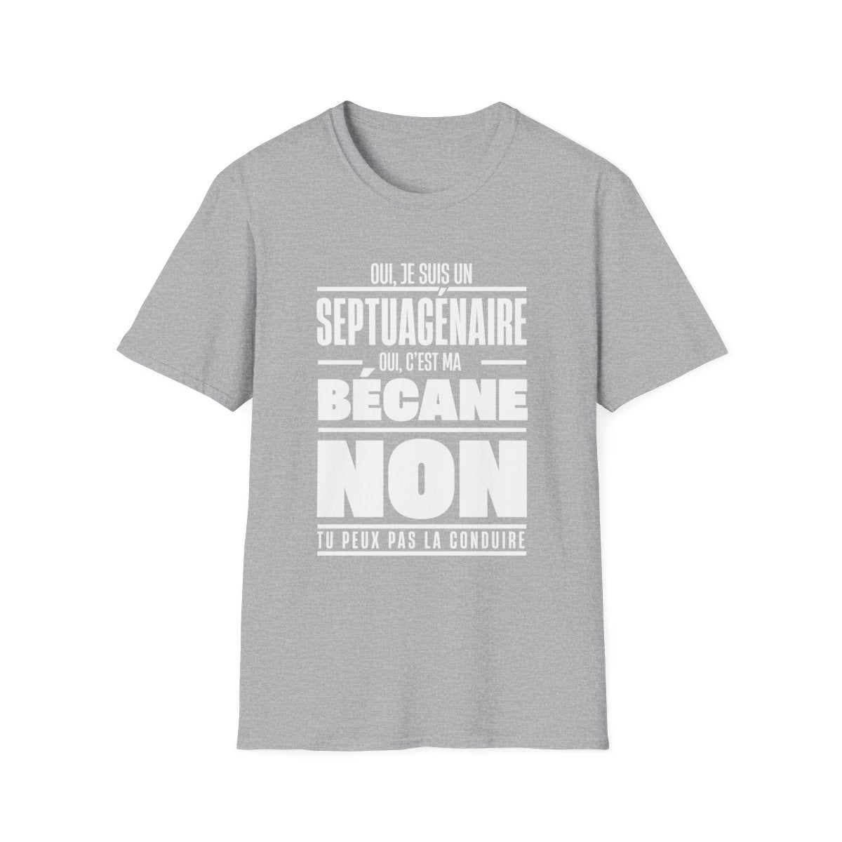 Oui, je suis un septuagénaire. Oui, c'est ma bécane