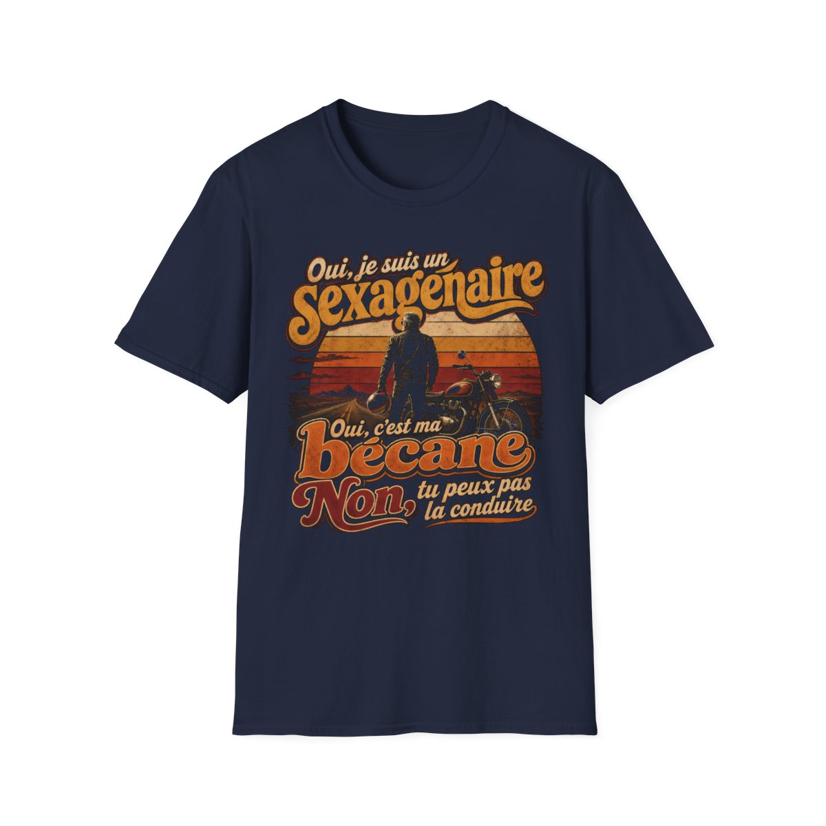 Oui, je suis un sexagénaire. Oui, c'est ma bécane