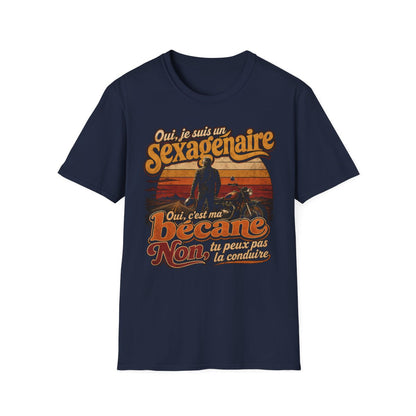 Oui, je suis un sexagénaire. Oui, c'est ma bécane