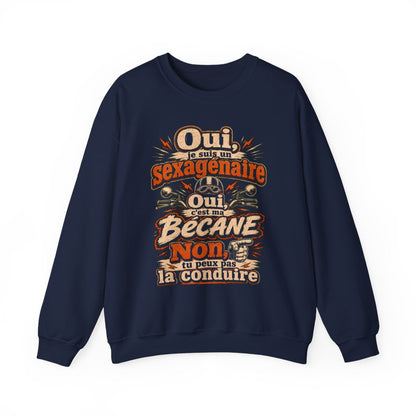 Oui, je suis un sexagénaire. Oui, c'est ma bécane