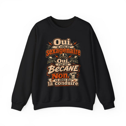 Oui, je suis un sexagénaire. Oui, c'est ma bécane
