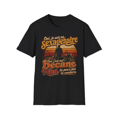 Oui, je suis un sexagénaire. Oui, c'est ma bécane