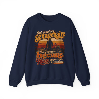 Oui, je suis un sexagénaire. Oui, c'est ma bécane