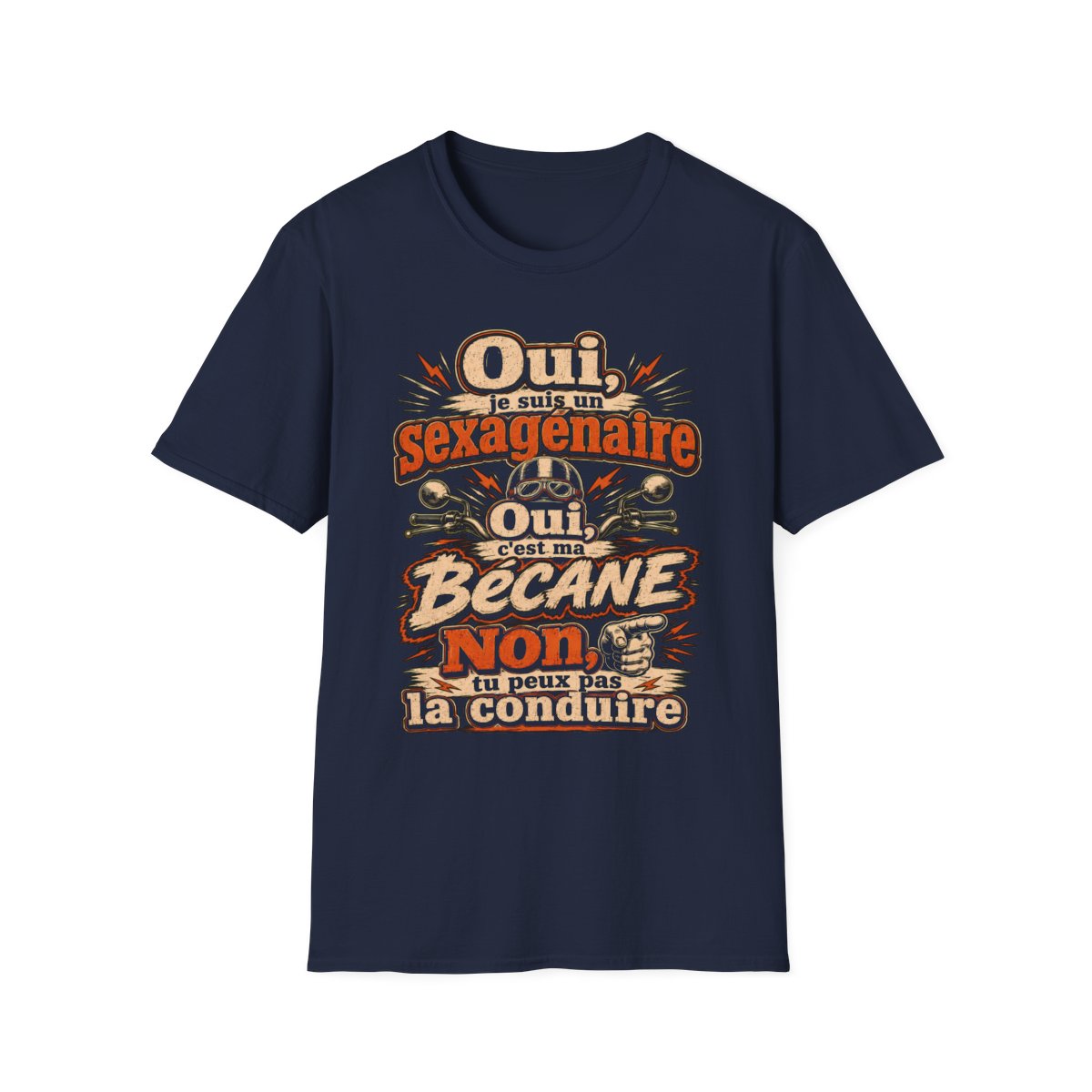Oui, je suis un sexagénaire. Oui, c'est ma bécane