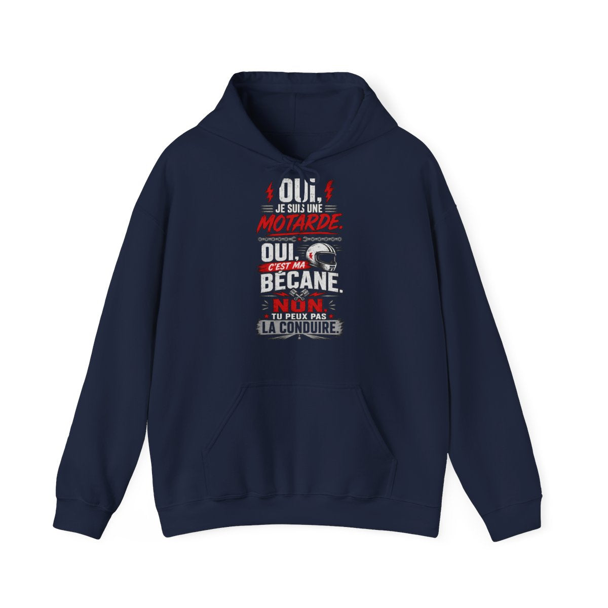 Oui, je suis une motarde, oui c'est ma bécane