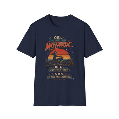 Oui, je suis une motarde, oui c'est ma bécane