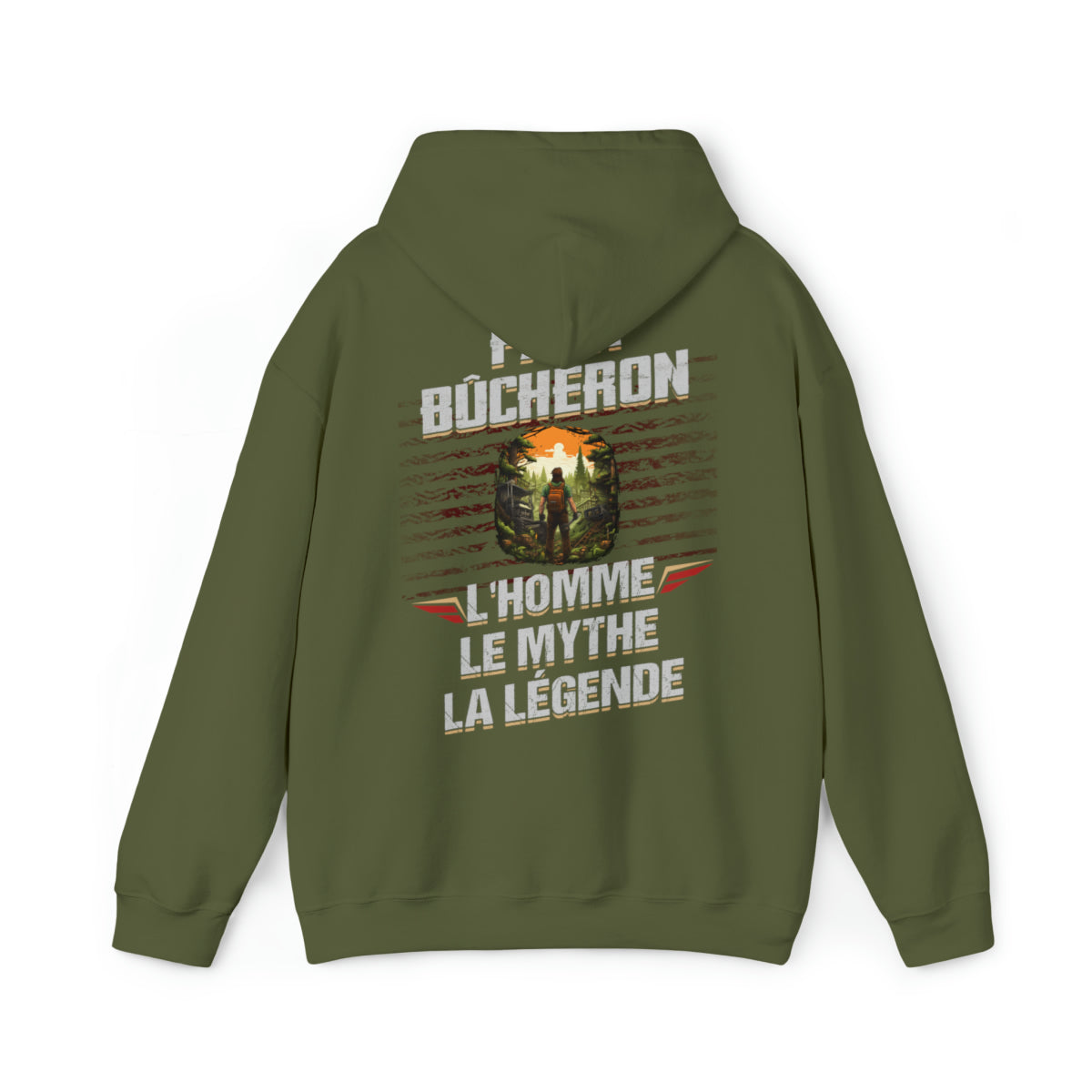 Papa, Bûcheron, Légende