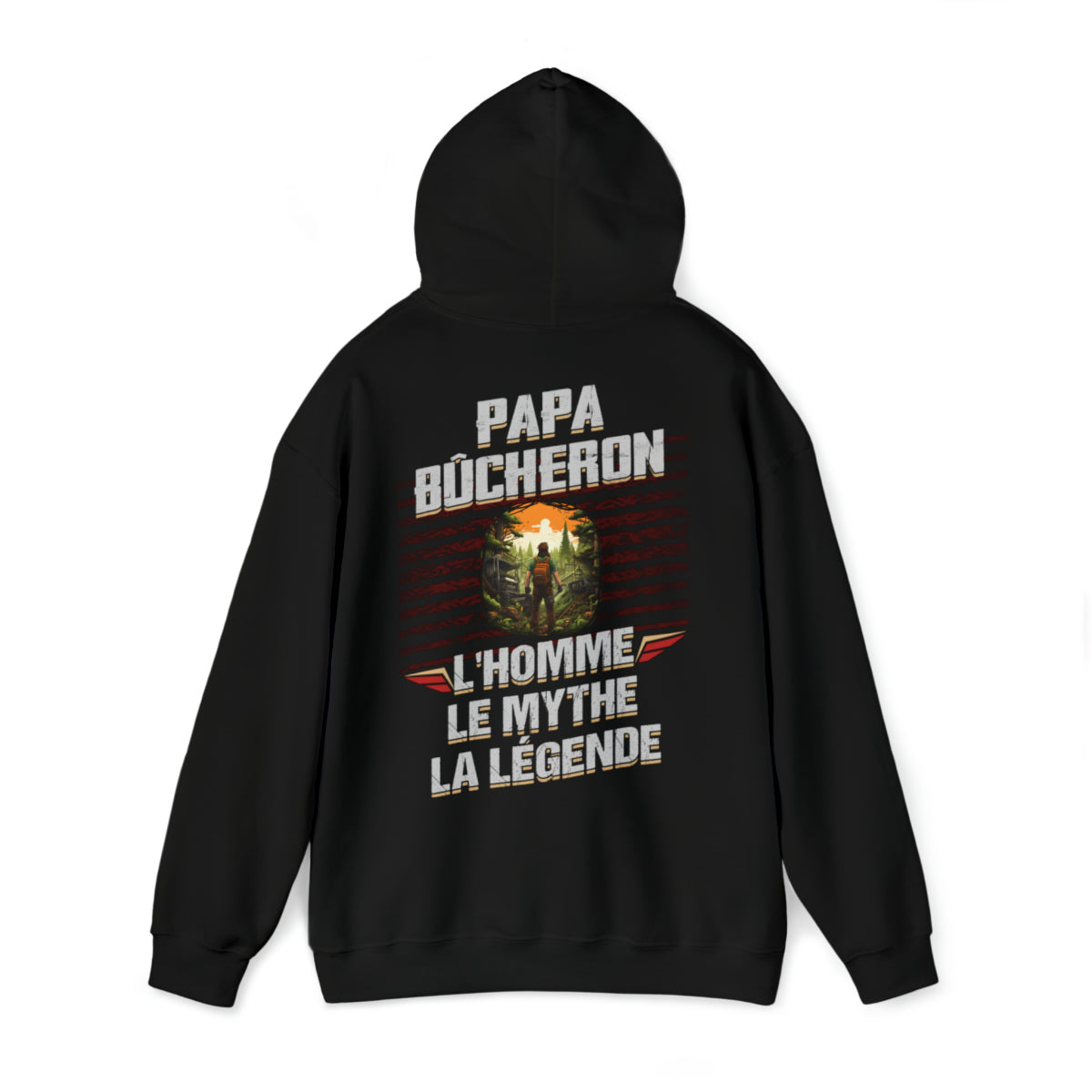 Papa, Bûcheron, Légende