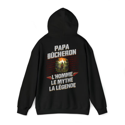 Papa, Bûcheron, Légende