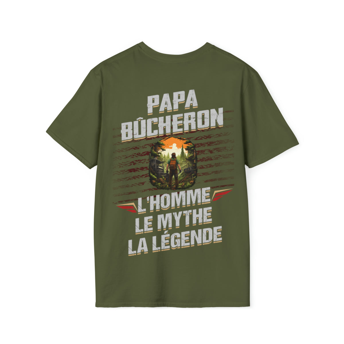 Papa, Bûcheron, Légende