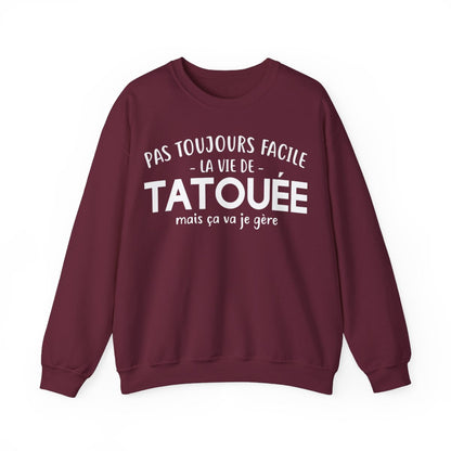 Pas toujours facile la vie de tatouée mais ça va je gère