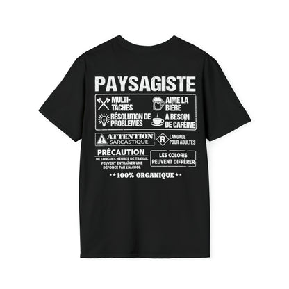 Paysagiste est la quintessence du travailleur