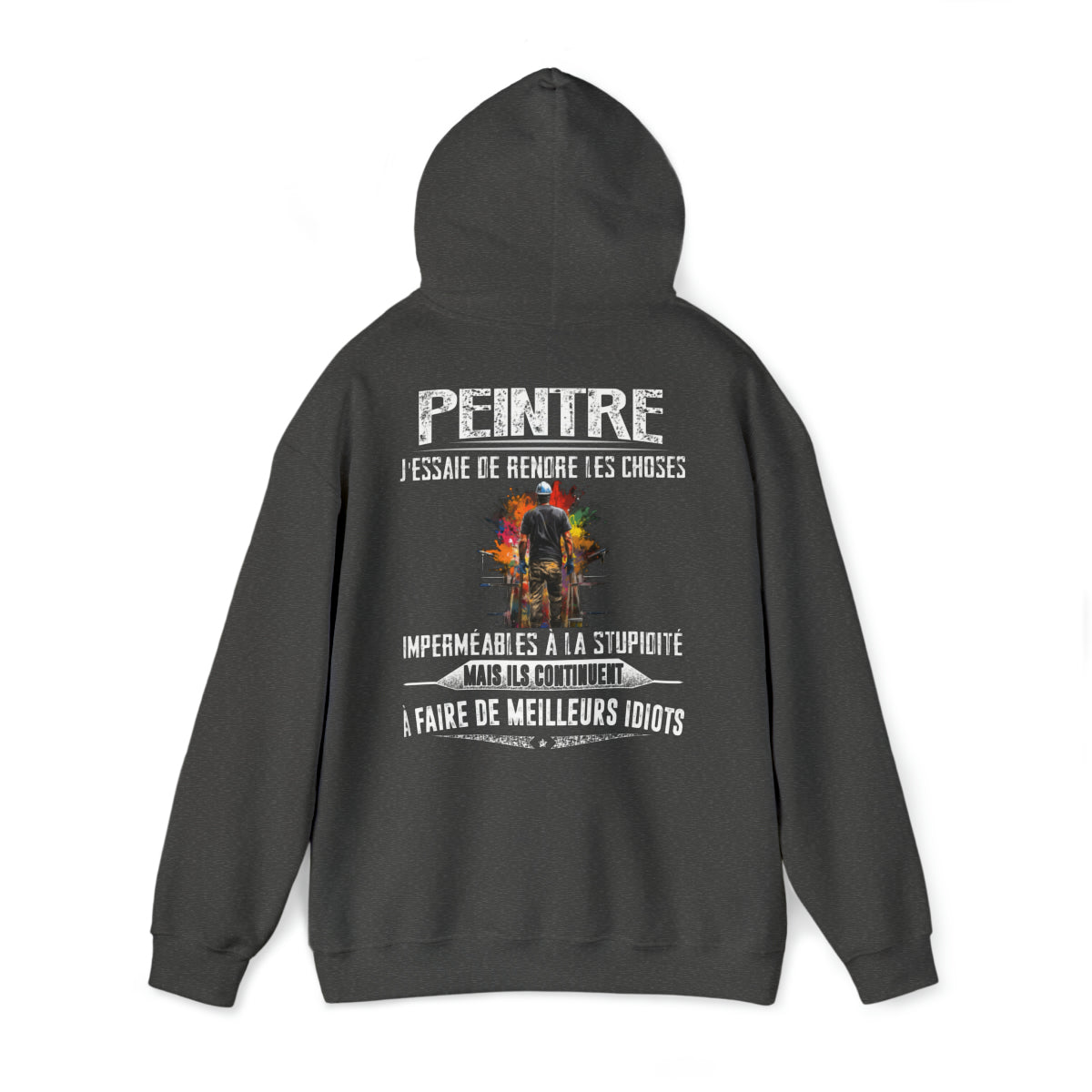 Peintre, j'essaie de rendre les choses imperméables à la stupidité