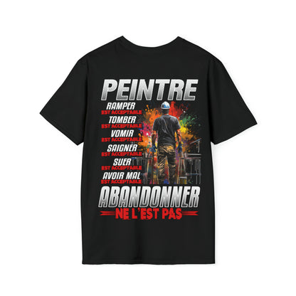 Peintre, ramper, tomber, vomir, saigner est acceptable