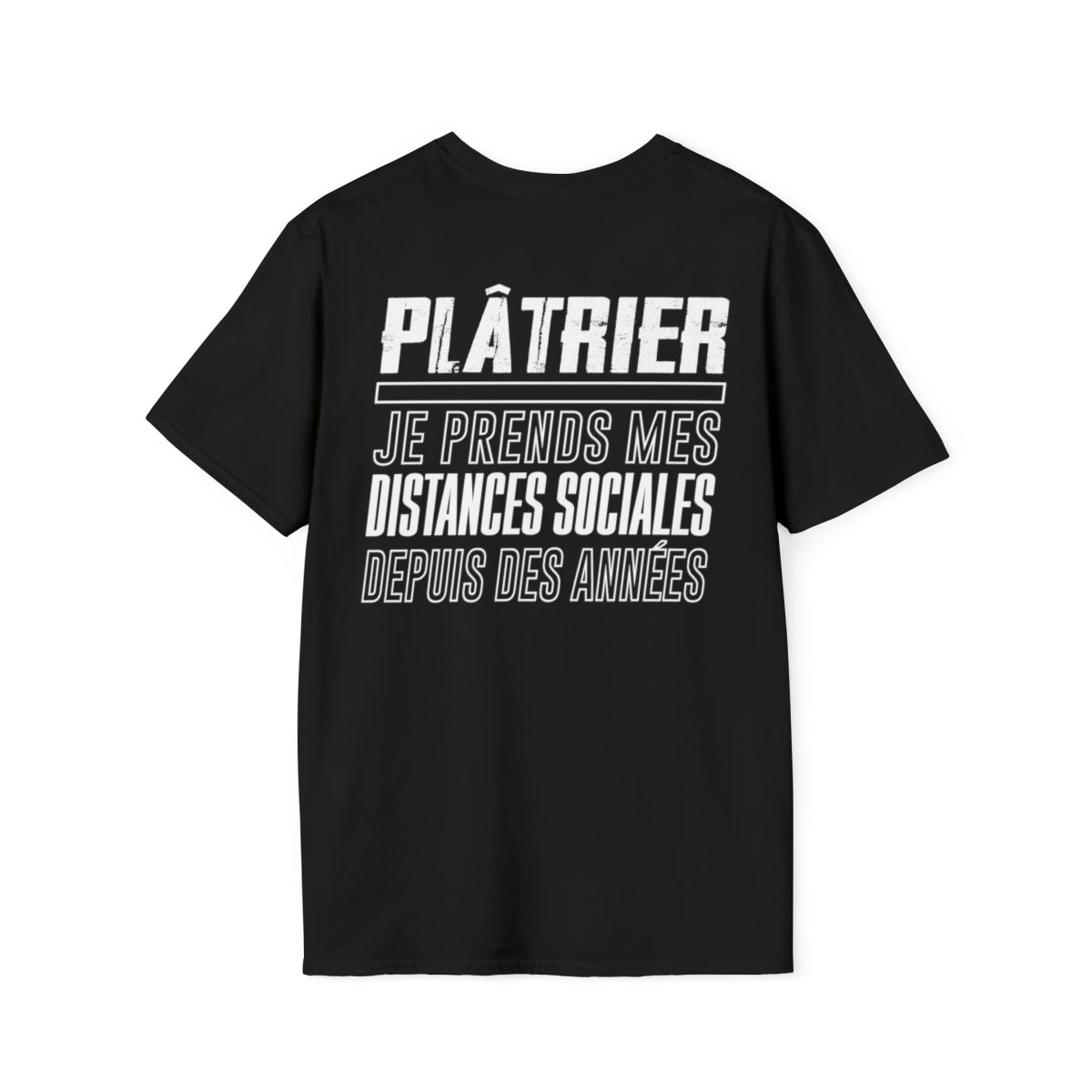 Plâtrier, expert en distances sociales