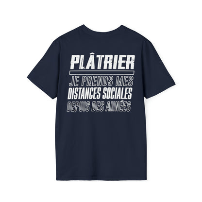 Plâtrier, expert en distances sociales