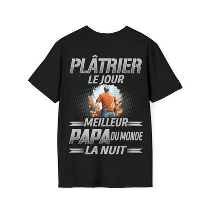 Plâtrier le jour, papa la nuit