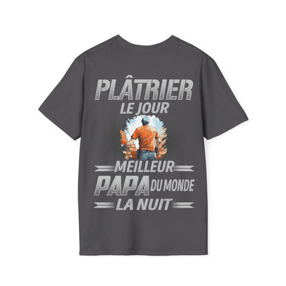 Plâtrier le jour, papa la nuit