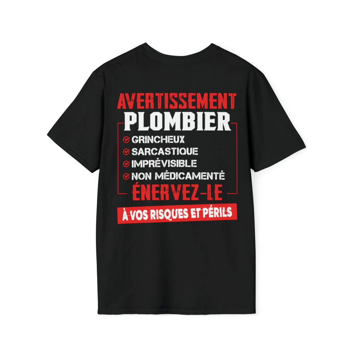 Plombier, grincheux, sarcastique, imprévisible, non médicamenté