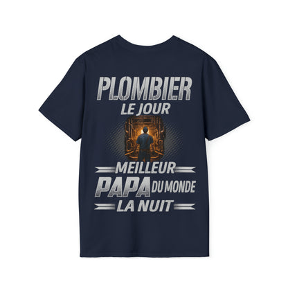 Plombier le jour, papa la nuit