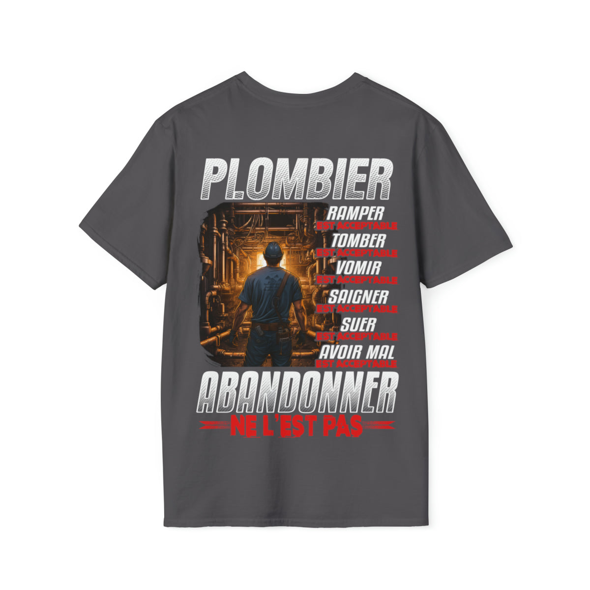 Plombier, ramper, tomber, vomir, saigner est acceptable