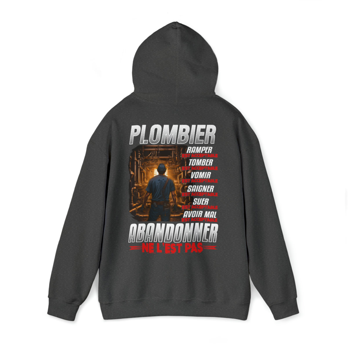 Plombier, ramper, tomber, vomir, saigner est acceptable