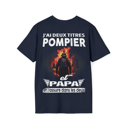 Pompier et papa, et j'assure dans les deux