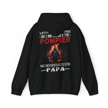 Pompier passionné, papa comblé