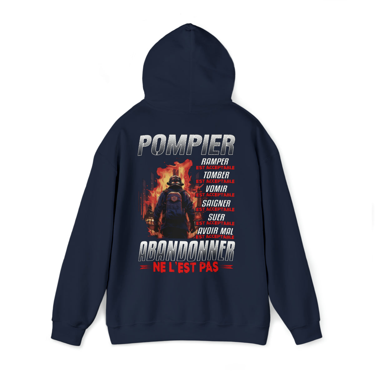 Pompier, ramper, tomber, vomir, saigner est acceptable